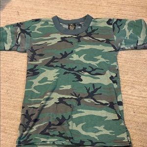 Camouflage tee shirt